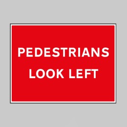 Pedestrians Look Left - 